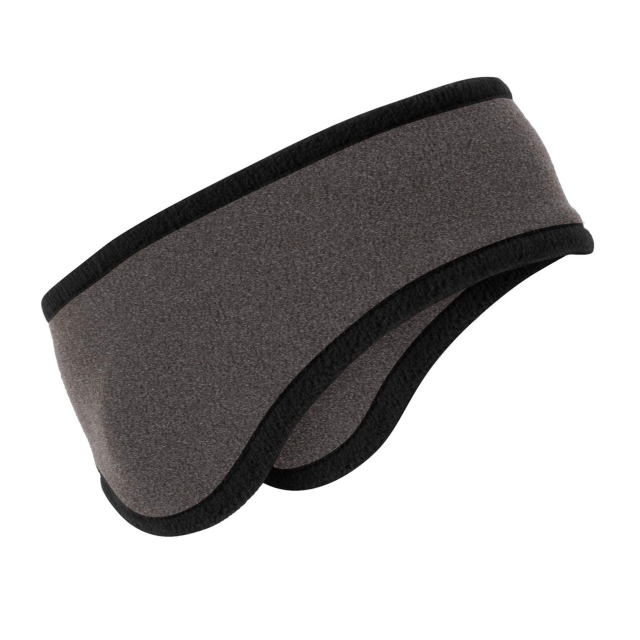 Promotional Two-Color Fleece Headband/Ear Band-Embroidery