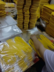 Foldable PU Leather Desk Sundries Storage Tray