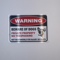 Reflective Custom Aluminum Security Plate