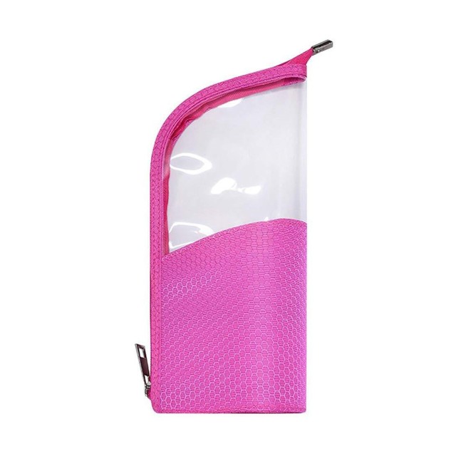 Makeup Brush Organizer Bag Cosmetic Stand-Up Holder