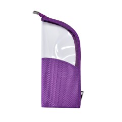 Makeup Brush Organizer Bag Cosmetic Stand-Up Holder