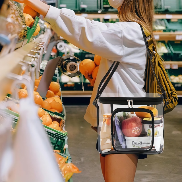PVC Plastic See Through Lunch Bag