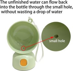 Outdoor Portable Pet Water Bottle and Food Bowl for dog cat
