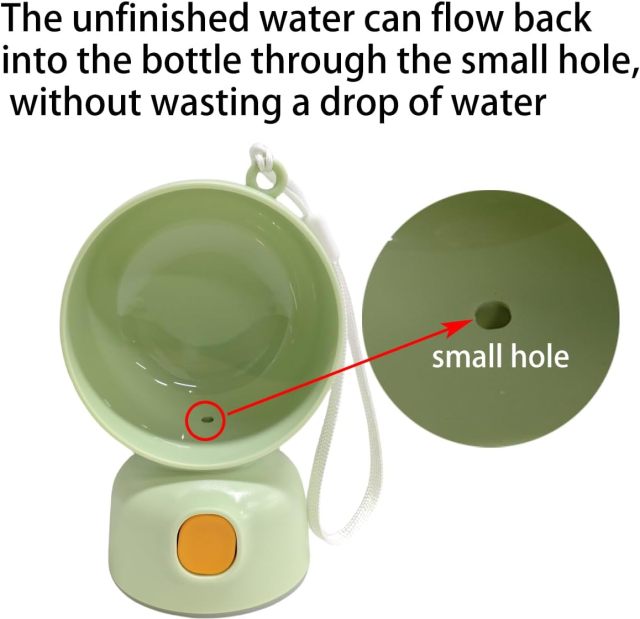 Outdoor Portable Pet Water Bottle and Food Bowl for dog cat
