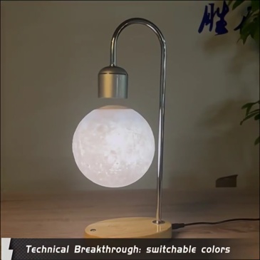 Floating Moon Lamp with Wireless Phone Charger