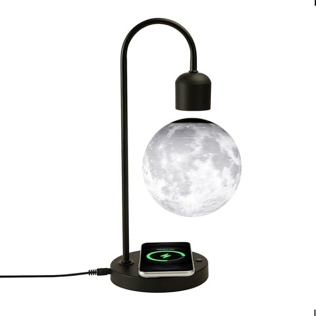 Floating Moon Lamp with Wireless Phone Charger
