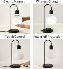 Floating Moon Lamp with Wireless Phone Charger