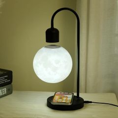 Floating Moon Lamp with Wireless Phone Charger