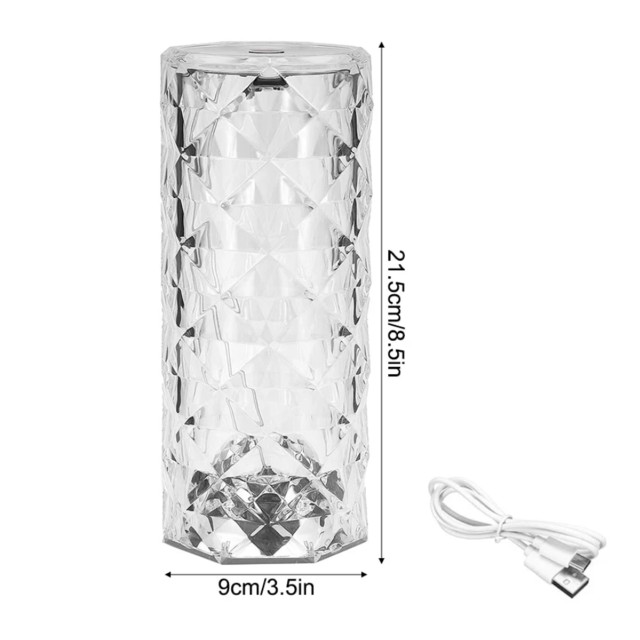 LED Crystal Diamond Table atmosphere Lamp Night Light