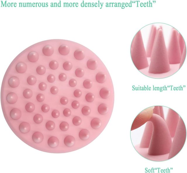 Silicone Scalp Massager Shampoo Hair Brush