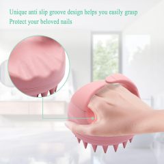 Silicone Scalp Massager Shampoo Hair Brush
