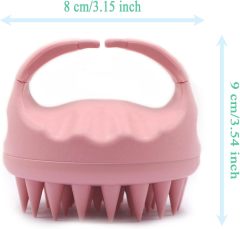 Silicone Scalp Massager Shampoo Hair Brush
