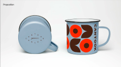 12oz Coffee Camp Enamel Mug Tea Cups for Indoor and Outdoor