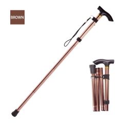 Aluminum Alloy Foldable Walking Stick Hiking Trekking Poles