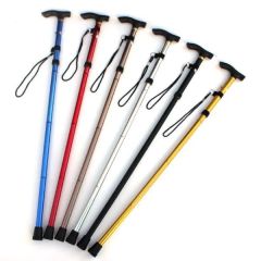 Aluminum Alloy Foldable Walking Stick Hiking Trekking Poles