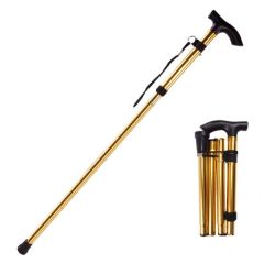 Aluminum Alloy Foldable Walking Stick Hiking Trekking Poles