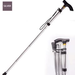 Aluminum Alloy Foldable Walking Stick Hiking Trekking Poles