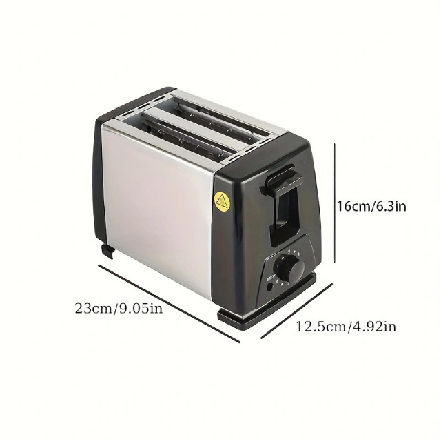2 Slice Stainless Steel Bread Toaster