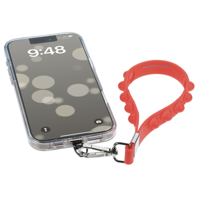 Customized 2-in-1 Push Pop Stress Reliever Phone and Keychain Wristlets