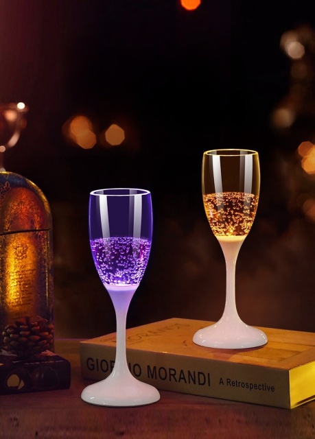 LED Light Up Champagne Glass