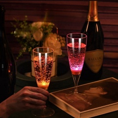 LED Champagne Glass
