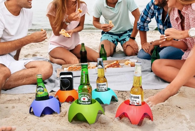 Beach Sand Drink Coasters Cup Holders