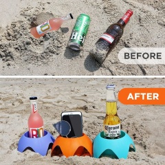 Beach Sand Drink Coasters Cup Holders