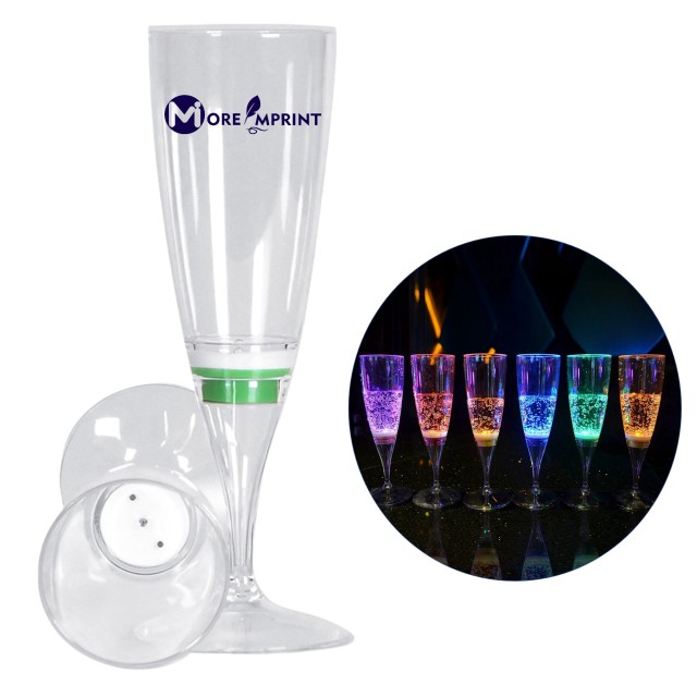 LED Champagne Glass