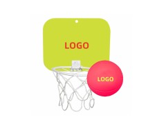 Mini Basketball Backboard w/4" Unimprinted Foam Basketball