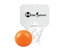 Mini Basketball Backboard w/4" Unimprinted Foam Basketball