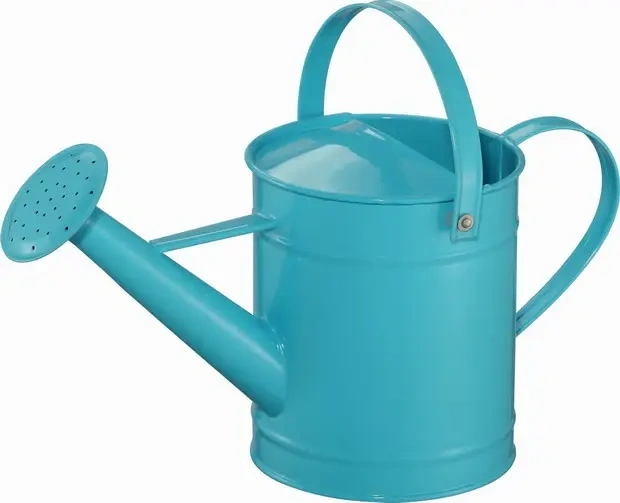 5L Garden Metal Watering Can Plant Flower Colour Galvanised Metal Zinc Watering Can