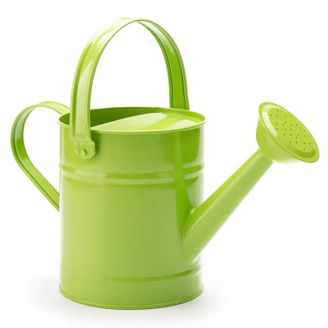 5L Garden Metal Watering Can Plant Flower Colour Galvanised Metal Zinc Watering Can