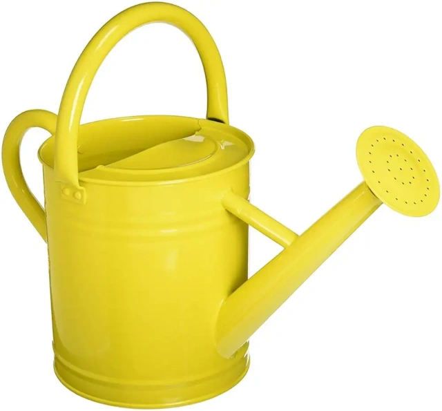 5L Garden Metal Watering Can Plant Flower Colour Galvanised Metal Zinc Watering Can