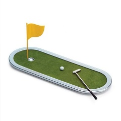 Mini Metal Tabletop Golf Game Set