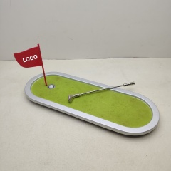 Mini Metal Tabletop Golf Game Set
