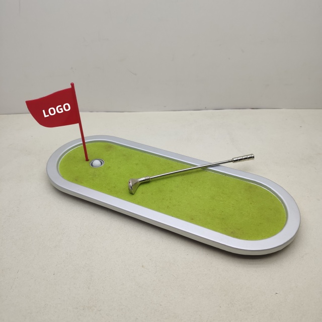 Mini Metal Tabletop Golf Game Set