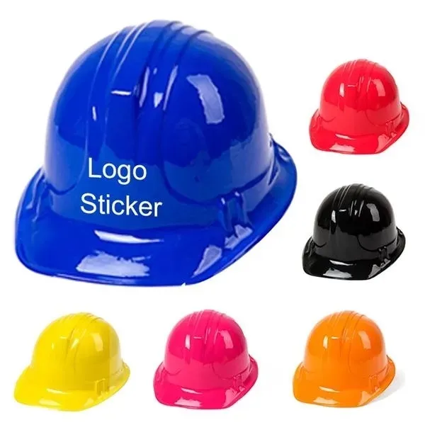 Kids Plastic Costume Construction Party Worker Hats Helmets