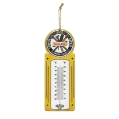 3D Embossed Vintage Metal Wall Thermometer Sign