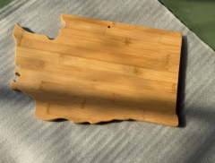 USA/ State shaped Bamboo Cutting Board