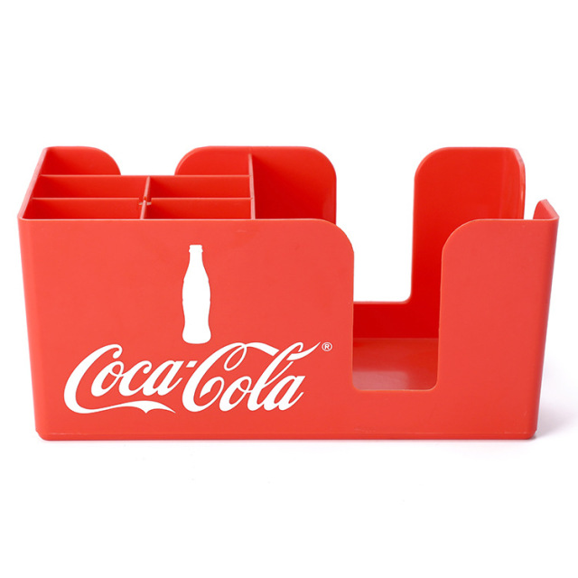 Bar Caddy, 1 Pebbled Napkin Holder - 6 Compartments