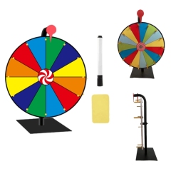 Dry Erase Tabletop Prize Game Spinning Raffle Wheel Events