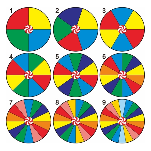 Dry Erase Tabletop Prize Game Spinning Raffle Wheel Events