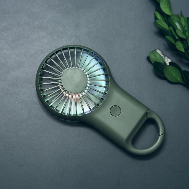 Mini Hand Fan with Carabiner (USB Type)