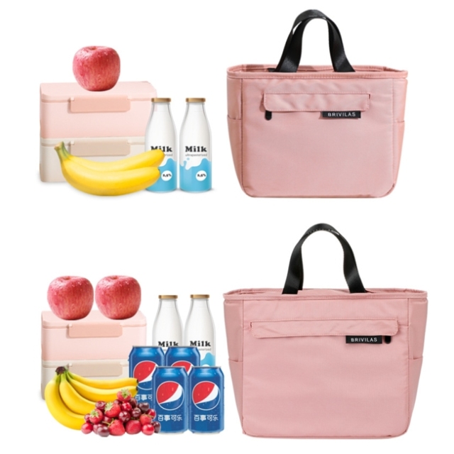 Large Insulated zip Lunch Bag Tote Bento Box Waterproof Work