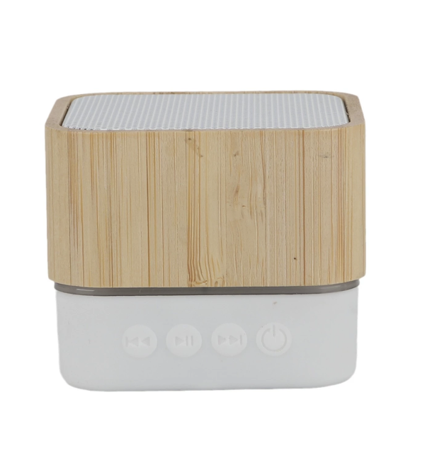 Waterproof Bamboo Wireless Light Up Speak