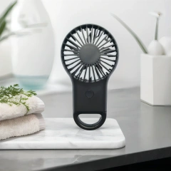 Mini Hand Fan with Carabiner (USB Type)
