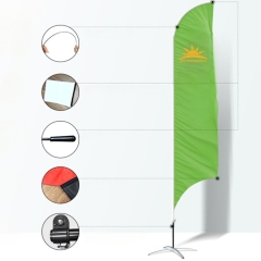 12ft Outdoor Advertising/Feather/ Flag Set Pole Banner Base Kit