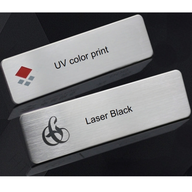 Stainless Steel Lapel Pin Name Badge Metal Staff ID Tag