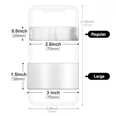 Stainless Steel Lapel Pin Name Badge Metal Staff ID Tag