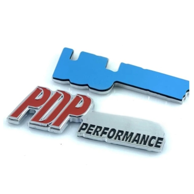 ABS Plastic Car Rear Badge Auto Chrome Emblem 3D Sticker